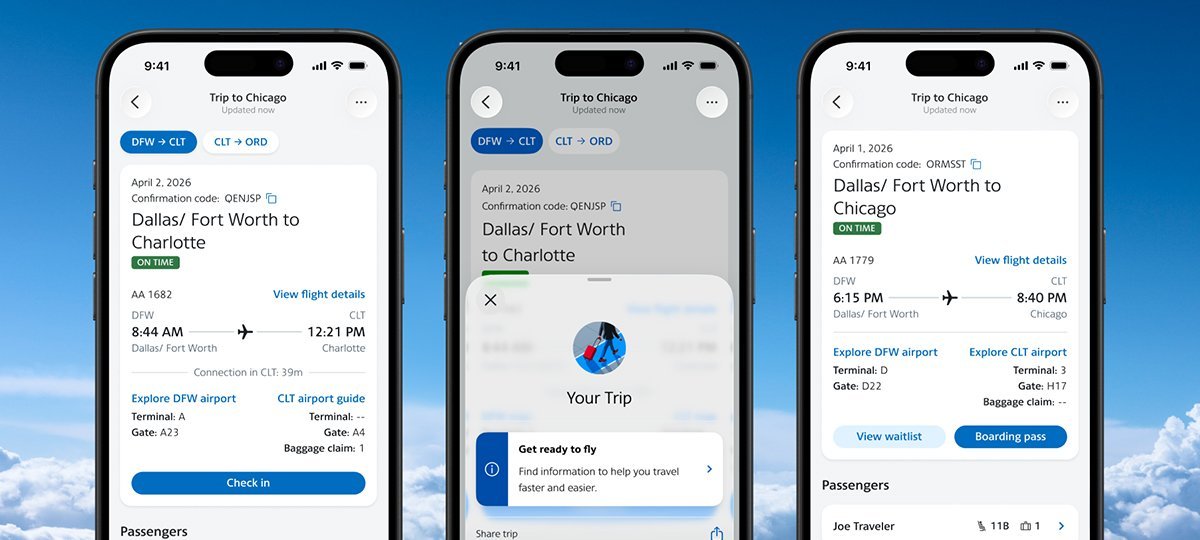 American Airlines apresenta novas funções no aplicativo - Imagem do artigo original