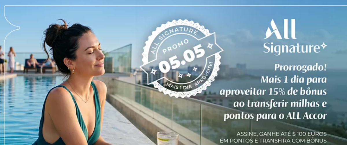 Bônus ALL Accor: até 15% na transferência de pontos - Imagem do artigo