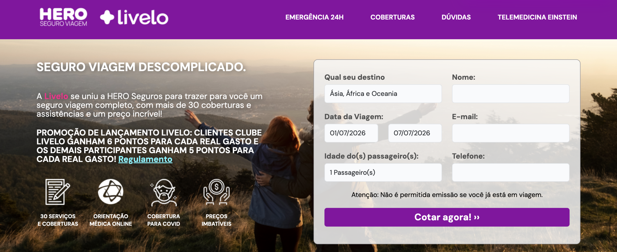 Seguro viagem para África 2026: preços e coberturas - Imagem do artigo original