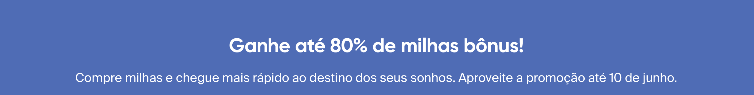 ConnectMiles oferece 80% de bônus na compra de milhas - Imagem do artigo original