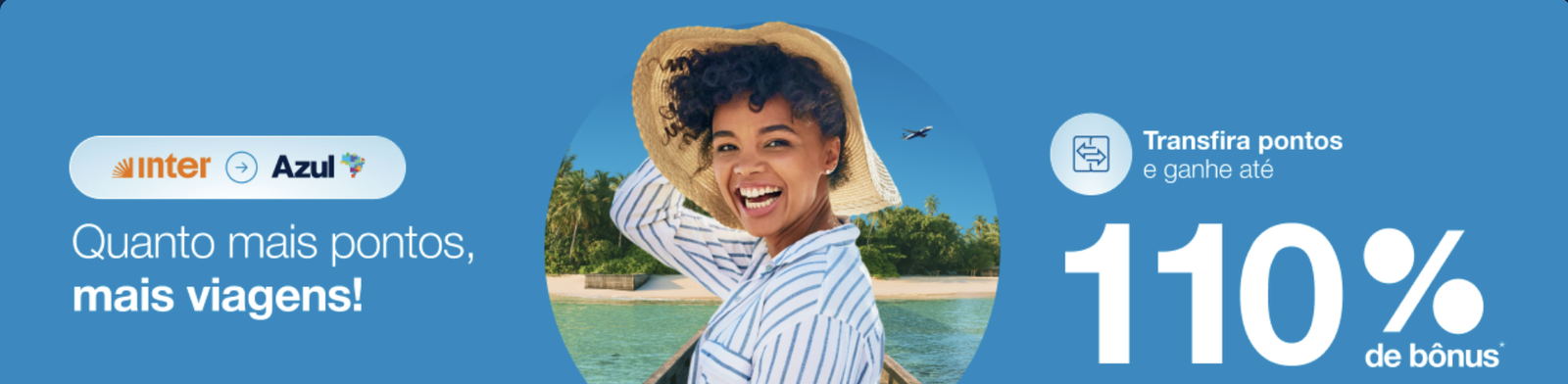 Azul Fidelidade oferece até 110% de bônus no Inter Loop - Imagem do artigo original