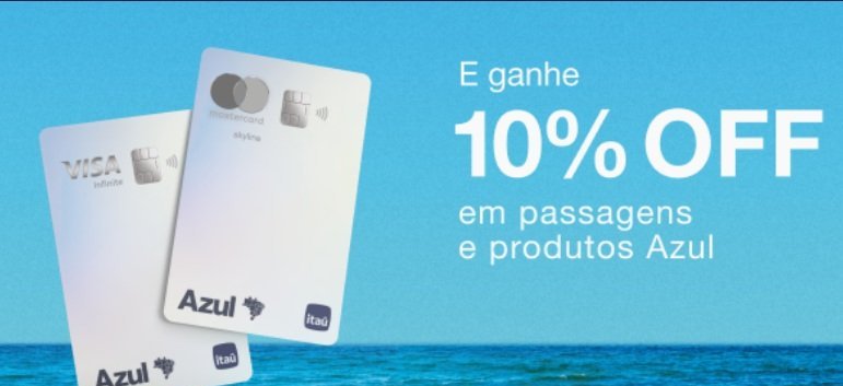 Cartão Azul Itaú oferece até 40 mil pontos bônus - Imagem do artigo original