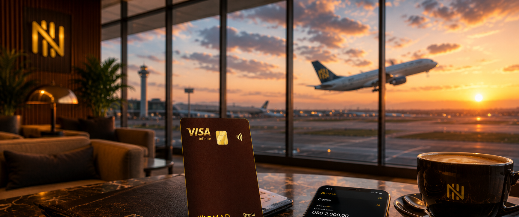 Cartão Nomad Explorer Visa Infinite ganha acesso ampliado - Imagem do artigo