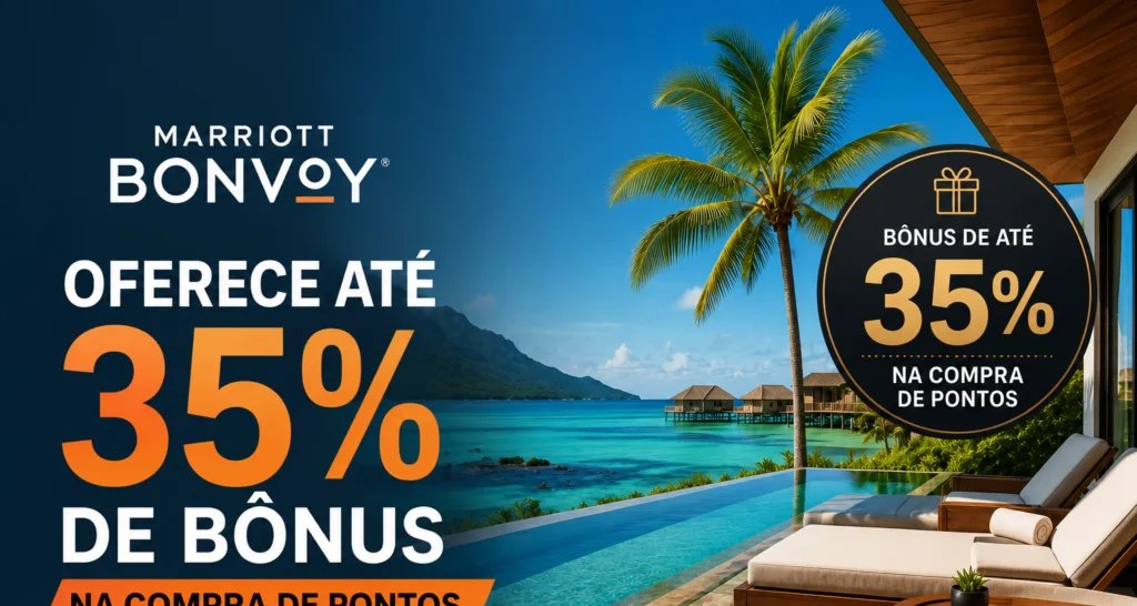 Marriott Bonvoy oferece bônus de até 35% na compra de pontos - Imagem do artigo