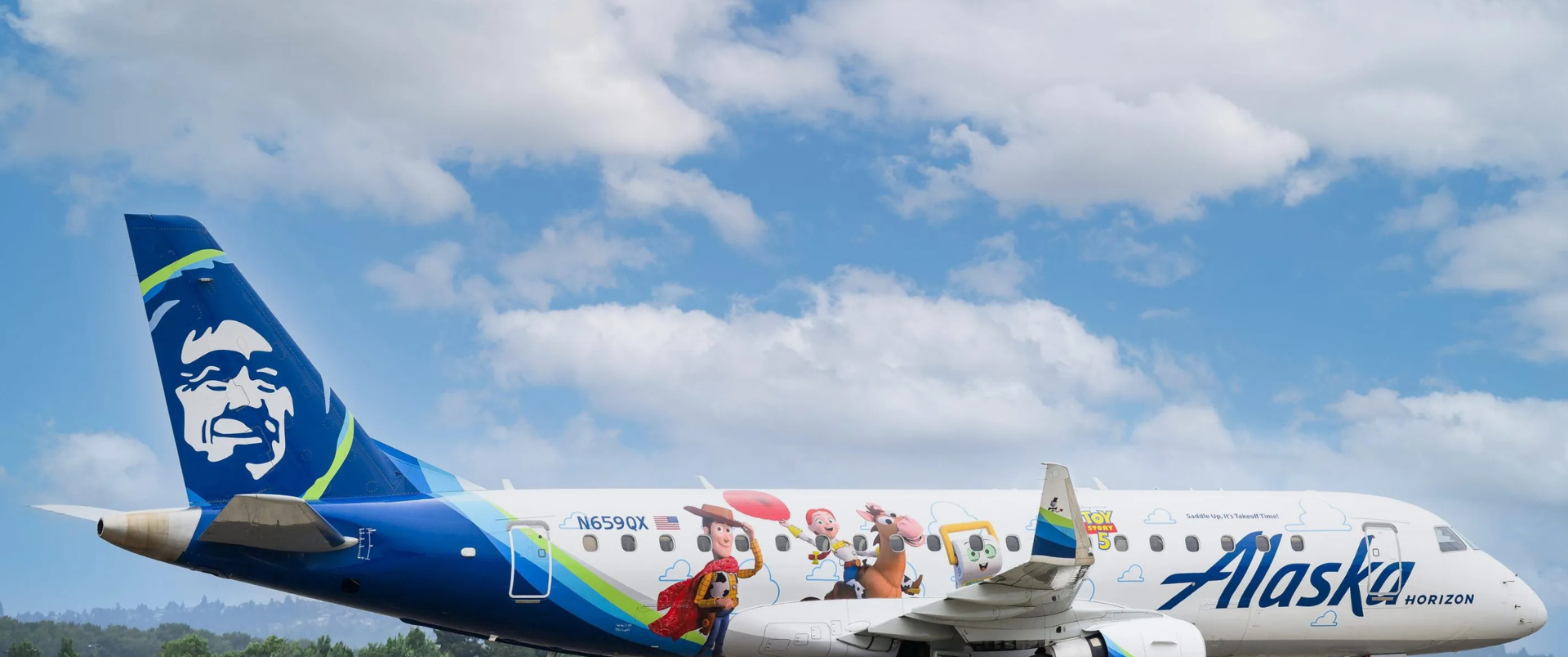 Embraer E175 Toy Story 5: Alaska apresenta pintura especial - Imagem do artigo