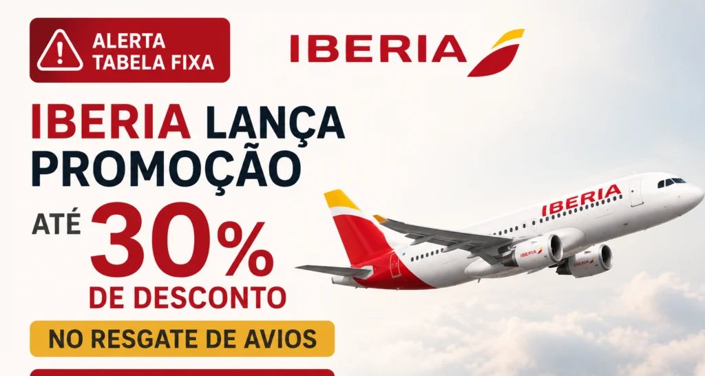 Iberia oferece 30% de desconto no resgate de Avios - Imagem do artigo