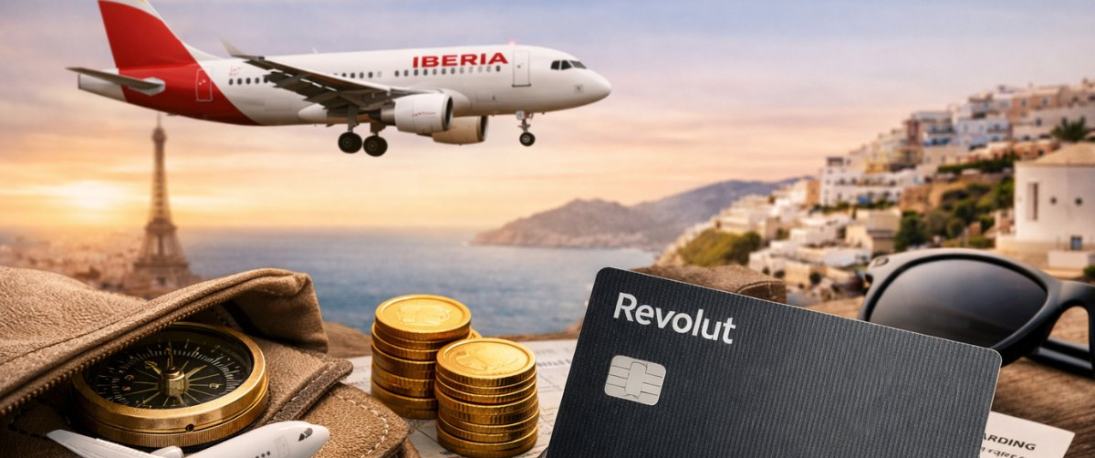 Pontos Revolut: 5.000 pontos rendem viagens Iberia - Imagem do artigo