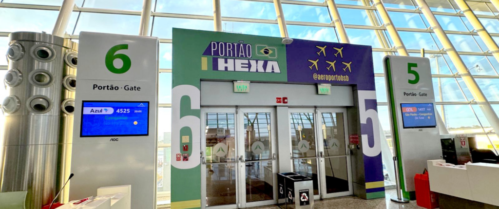 Aeroporto de Brasília lança portões temáticos para a Copa - Imagem do artigo