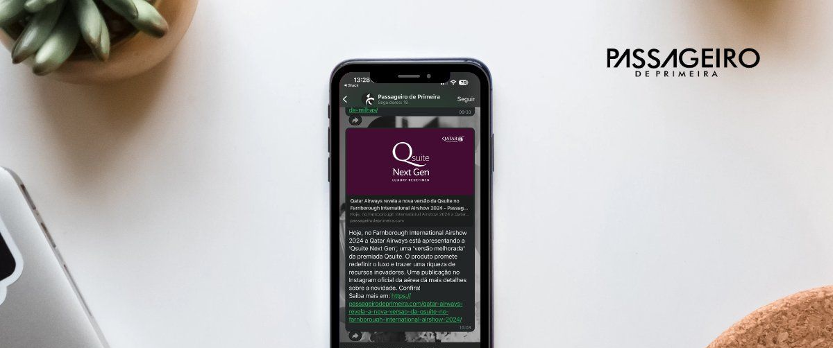 Passageiro de Primeira no WhatsApp: ative o canal gratuito - Imagem do artigo