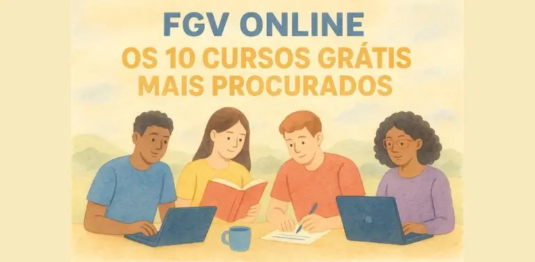 FGV amplia oferta gratuita e destaca os 10 cursos online mais procurados - Imagem do artigo original