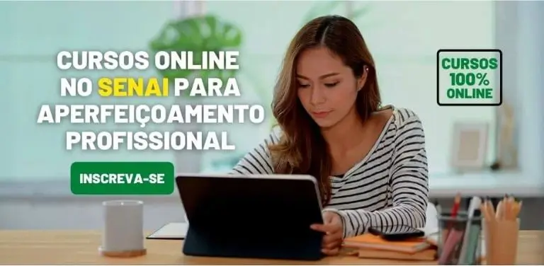 Senai disponibiliza mais de 300 cursos on-line para qualificação profissional em todo o país - Imagem do artigo original