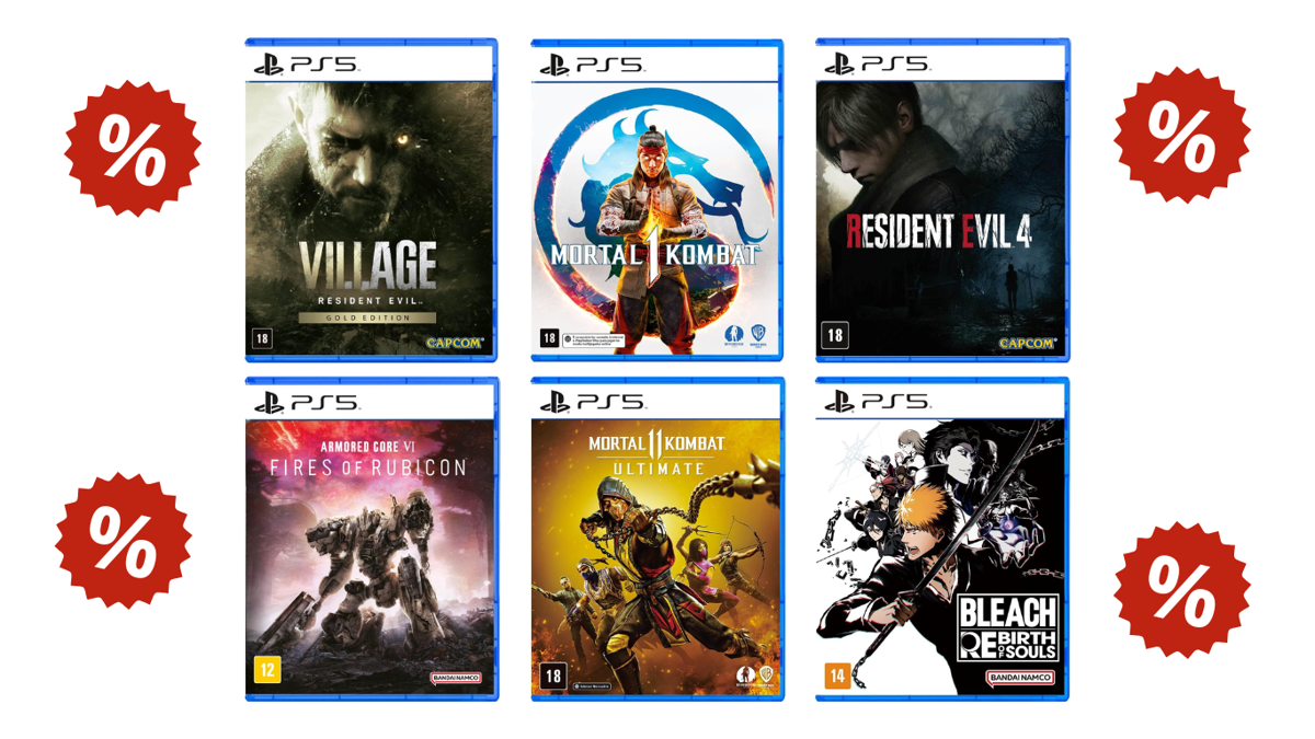 Amazon libera 15% de desconto em jogos de PS5 comprados pelo aplicativo - Imagem do artigo original