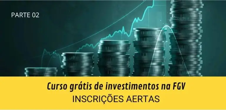 FGV disponibiliza curso gratuito de investimentos com inscrições abertas - Imagem do artigo original