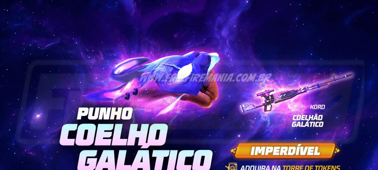 Punho Coelho Galatico chega ao Free Fire em 19 de setembro - Imagem do artigo