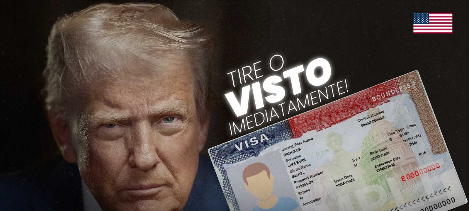 Taxa de US$ 250 do visto americano é suspensa temporariamente - Imagem do artigo