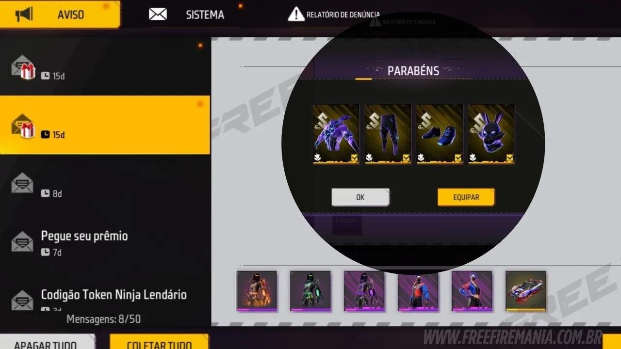 Garena divulga lista oficial de CODIGUIN FF para setembro de 2025 - Imagem do artigo original