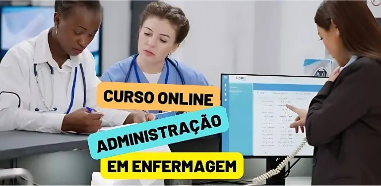 Inscrições abertas para curso gratuito de Administração em Enfermagem a distância - Imagem do artigo original
