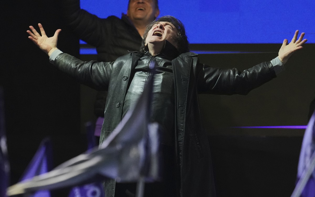 Merval desaba 12% após derrota de Javier Milei na eleição da Província de Buenos Aires - Imagem do artigo original