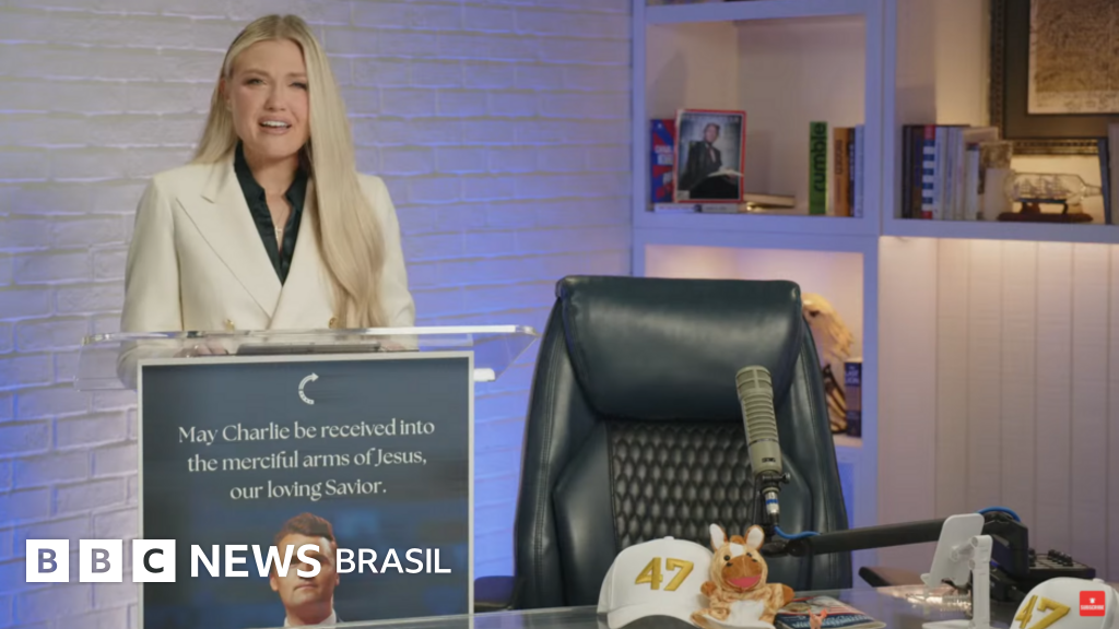 Viúva de Charlie Kirk promete manter legado do ativista após assassinato nos EUA - Imagem do artigo original