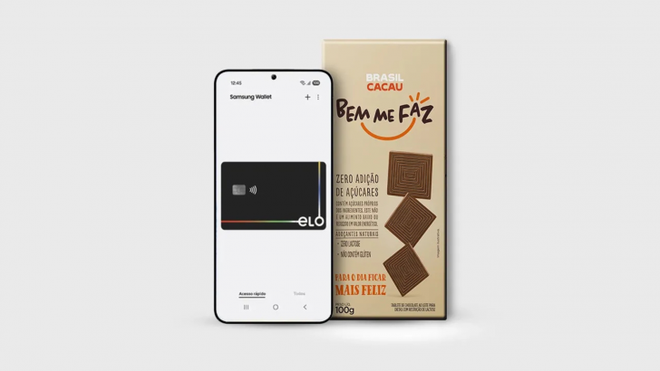 Samsung Wallet dá vale-presente Brasil Cacau para quem pagar com cartão Elo - Imagem do artigo original