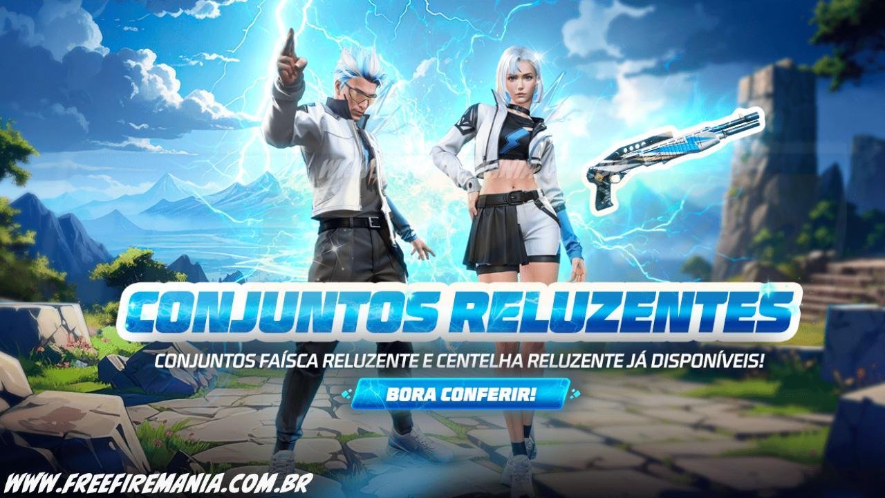 Evento “Desconto Maluco” retorna ao Free Fire com visuais Faísca Reluzente e Centelha Reluzente - Imagem do artigo original
