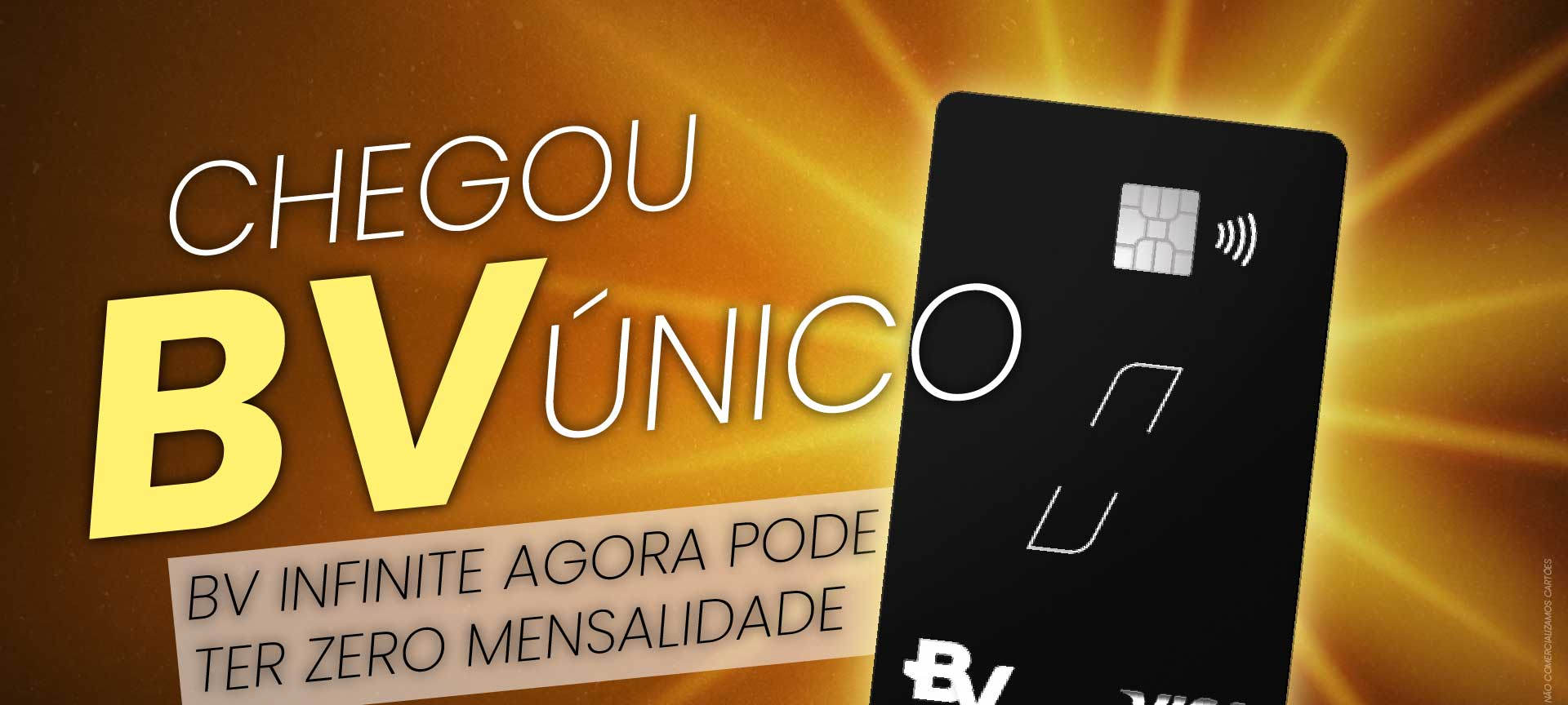 Cartão BV Único oferece até 1,5% de cashback e sala VIP - Imagem do artigo