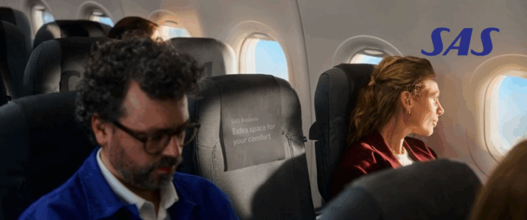 Classe Executiva da SAS retorna em voos intra-Europa
