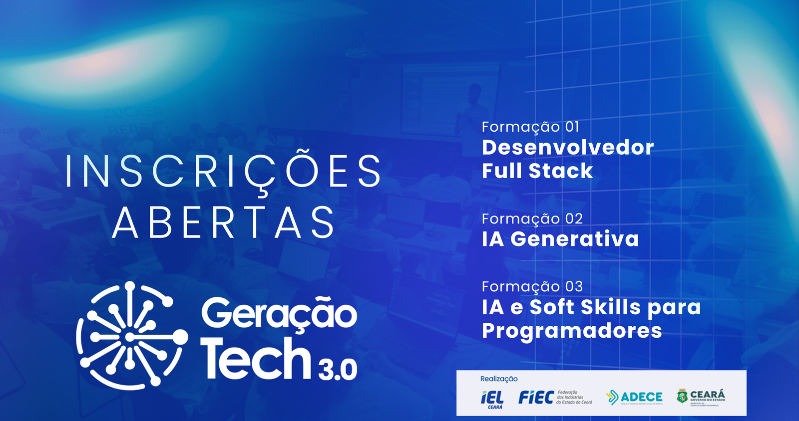 Geração Tech 3.0 abre 1.700 vagas gratuitas em IA no Ceará - Imagem do artigo original