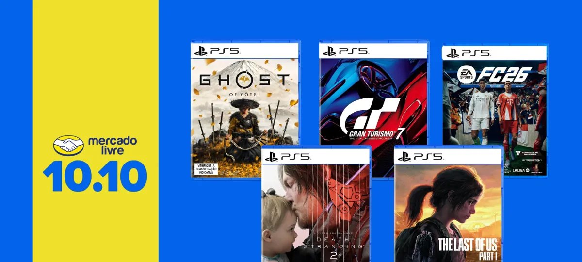 Jogos para PS5 com até 46% off no Mercado Livre hoje - Imagem do artigo