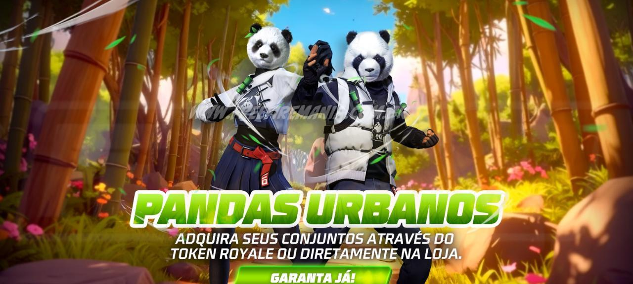 Conjunto Panda Urbano chega ao Token Royale em 18/10 - Imagem do artigo
