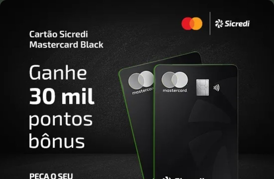 Sicredi Mastercard Black oferece até 2,5 pontos por dólar - Imagem do artigo