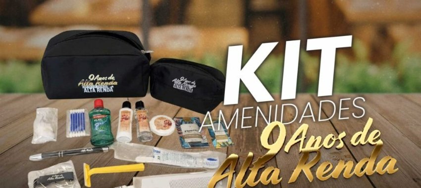 Kit Amenidades Alta Renda celebra 9 anos do canal oficial - Imagem do artigo