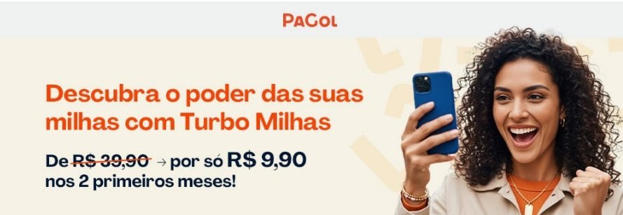 Turbo Milhas PaGol lança assinatura promocional a R$ 9,90 - Imagem do artigo