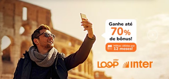Pontos Inter Loop para Smiles rendem até 70% de bônus - Imagem do artigo