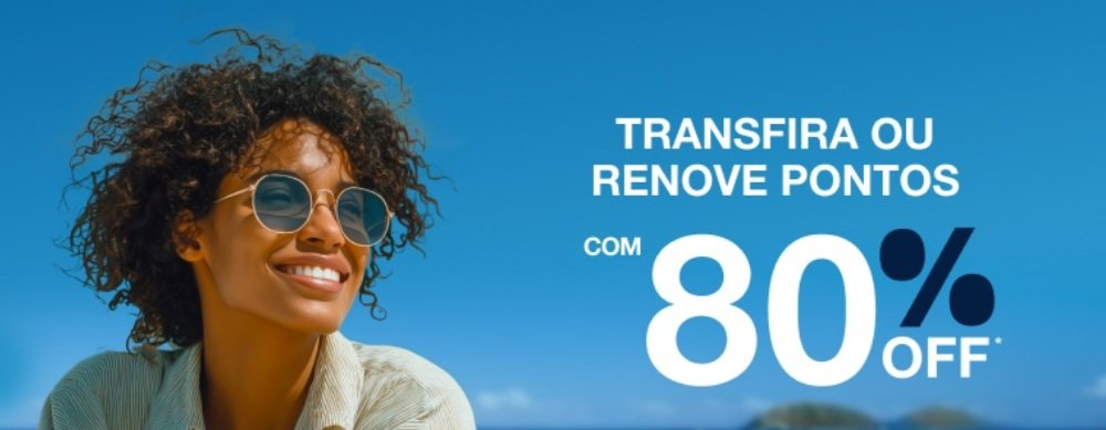 Transferir pontos Azul: 80% OFF nas transferências até 7/11 - Imagem do artigo