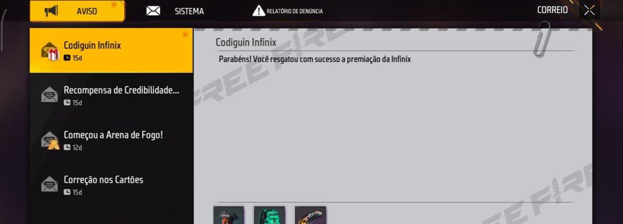 Codiguin FF infinito: resgate códigos HOT60 Infinix - Imagem do artigo