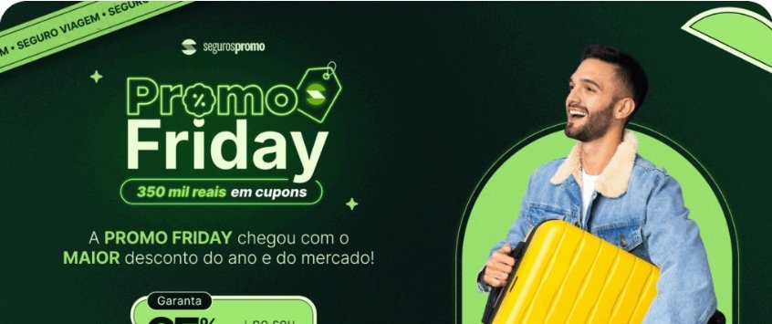 Seguro viagem com desconto: até 30% na Promo Friday - Imagem do artigo