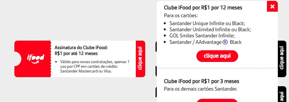 Black Friday Santander oferece descontos no iFood e Decolar - Imagem do artigo original