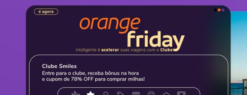 Clube Smiles Plano 1.000 oferece 15 mil milhas hoje - Imagem do artigo