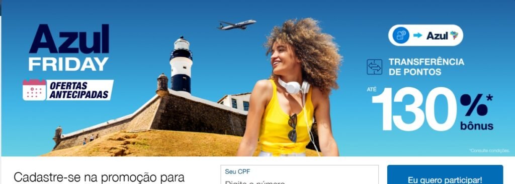 Transferência de pontos Azul Fidelidade rende até 130% - Imagem do artigo