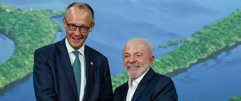 Chanceler alemão encontra Lula e anuncia nova visita ao Brasil - Imagem do artigo