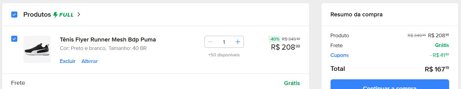 Tênis Puma com desconto: ofertas a partir de R$ 167 - Imagem do artigo original