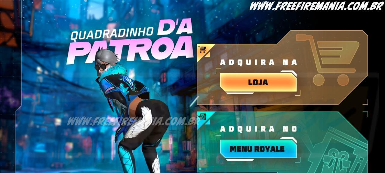 Emote Quadradinho da Patroa chega ao Free Fire em 26/11 - Imagem do artigo