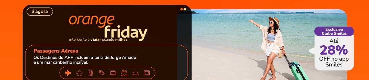 Desconto Smiles: até 28% em voos para Ilhéus e San Andres - Imagem do artigo original