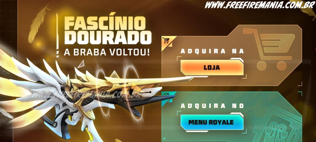 MP5 Facinio Dourado chega ao Escolha Royale do Free Fire - Imagem do artigo