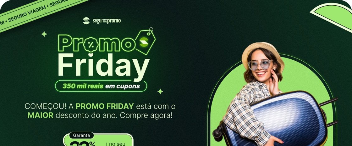 Desconto seguro viagem: até 38% na Black Friday - Imagem do artigo