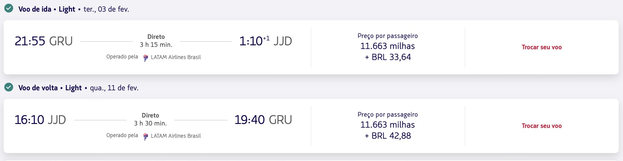 Passagens Latam Pass São Paulo-Jericoacora a 11,6 mil milhas - Imagem do artigo original