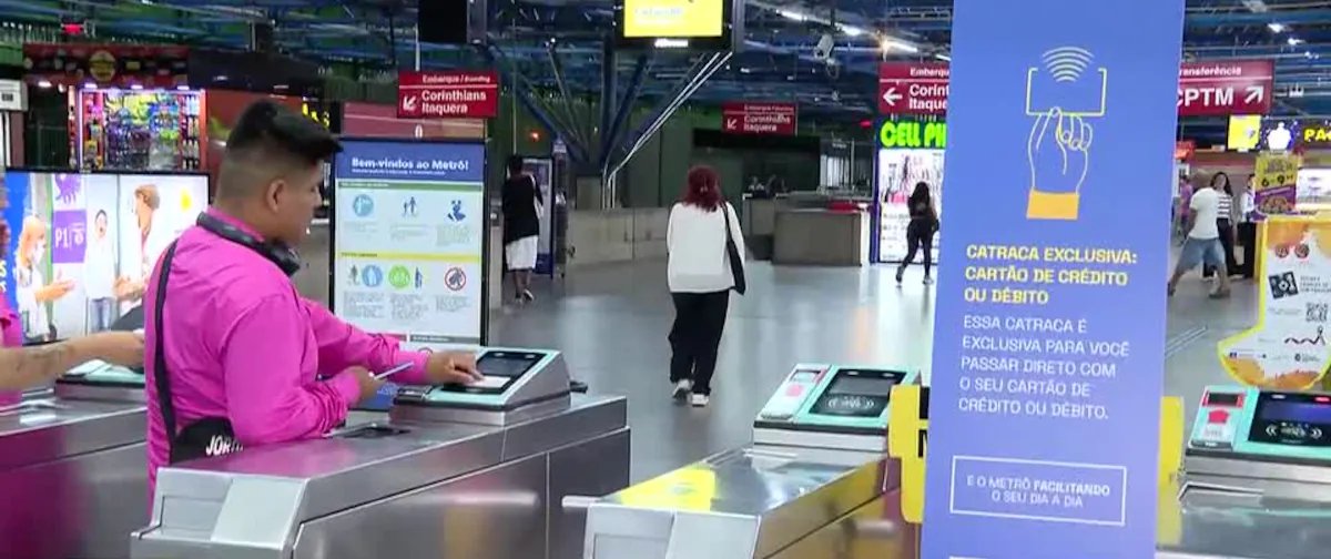 Metrô de SP aceita cartão de crédito e débito nas catracas - Imagem do artigo