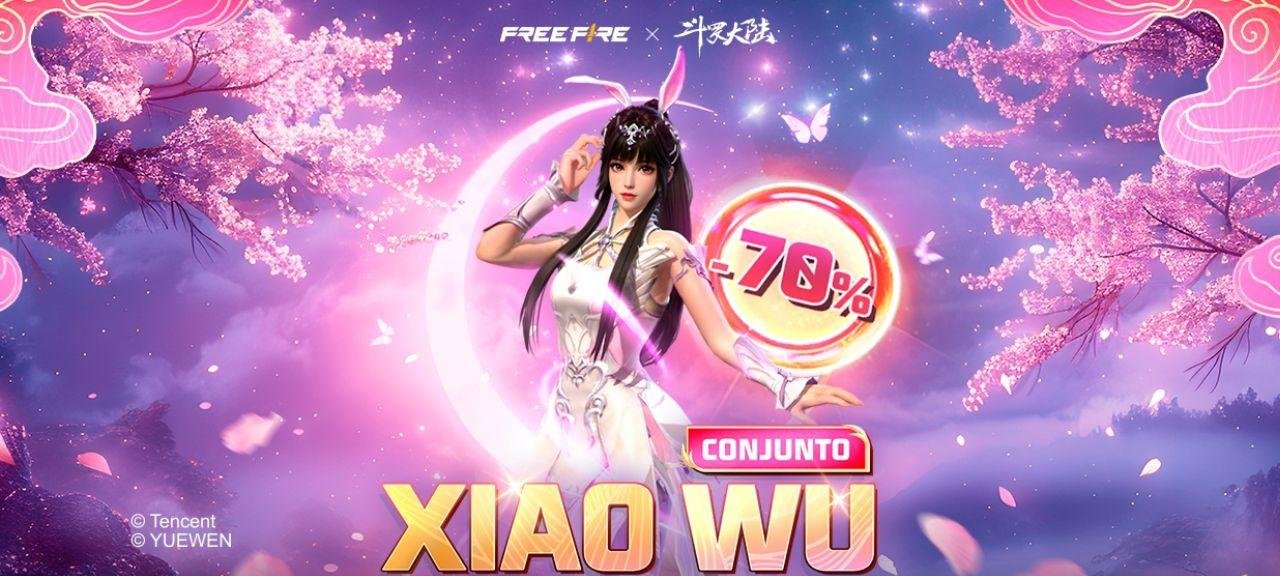 Skin Xiao Wu no Free Fire chega com 70% de desconto - Imagem do artigo