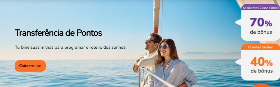 Transferir pontos Itaú para Smiles rende até 70% de bônus - Imagem do artigo